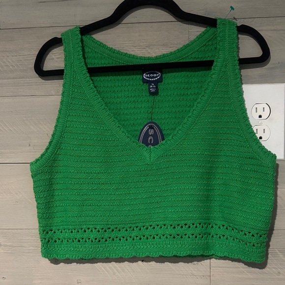 Closet Vibrant Green Knit Tank Top - Picture 3 of 7